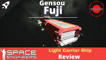 Gensou Fuji light carrier ship Review Space engineers