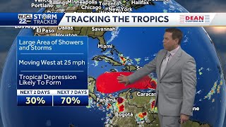 Tropical development likely in the Caribbean Sea this week