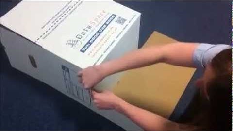 Archive Storage Box from DataSpace - How to Fold