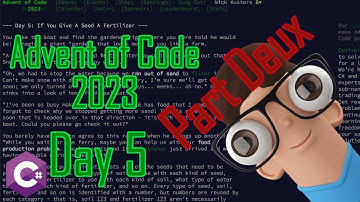 Advent of Code 2023 - Day 5- If You Give A Seed A Fertilizer Part 2