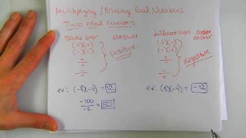 Section 1.2: Operations with Real Numbers