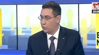 Ponta speriat de o explozie la emisiunea cu Iohannis