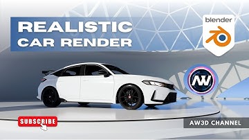 Realistic Car Render | Blender EEVEE Showcase