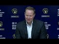 Full Press Conference: David Stearns stepping down, Matt Arnold to lead baseball operations