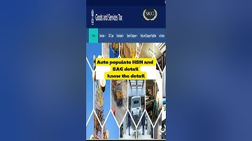 e-invoice HSN wise detail  now auto populated in GSTR1| #shorts