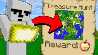 Minecraft Manhunt but it’s a Treasure Hunt…