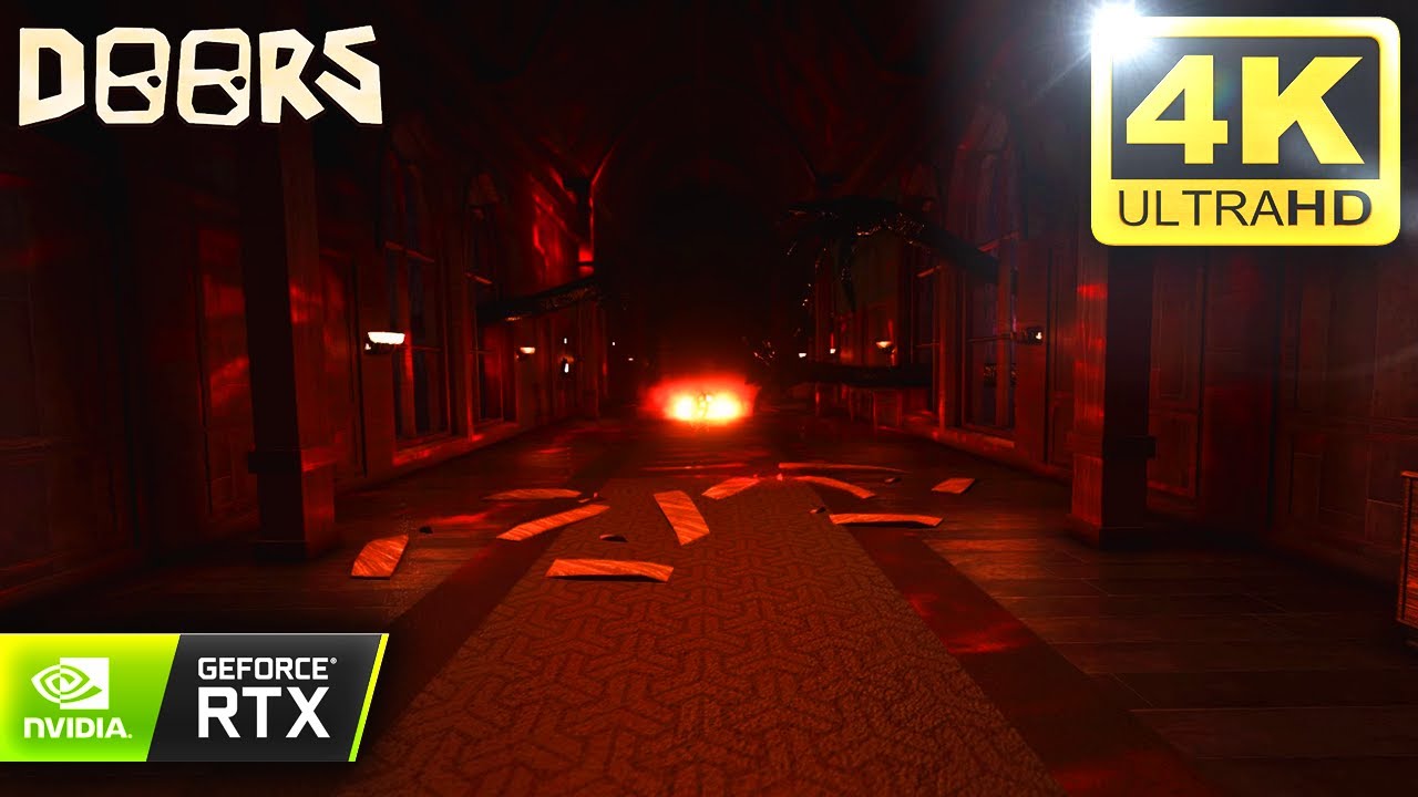 RTX ON ) Doors walkthrough with SUPER REALISTIC GRAPHICS! 