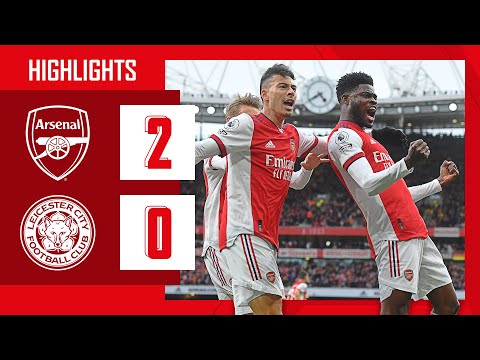 HIGHLIGHTS | Arsenal vs Leicester City (2-0) | Premier League | Partey, Lacazette