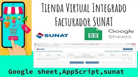 Tienda Virtual con Facturador SUNAT  y Google Sheets