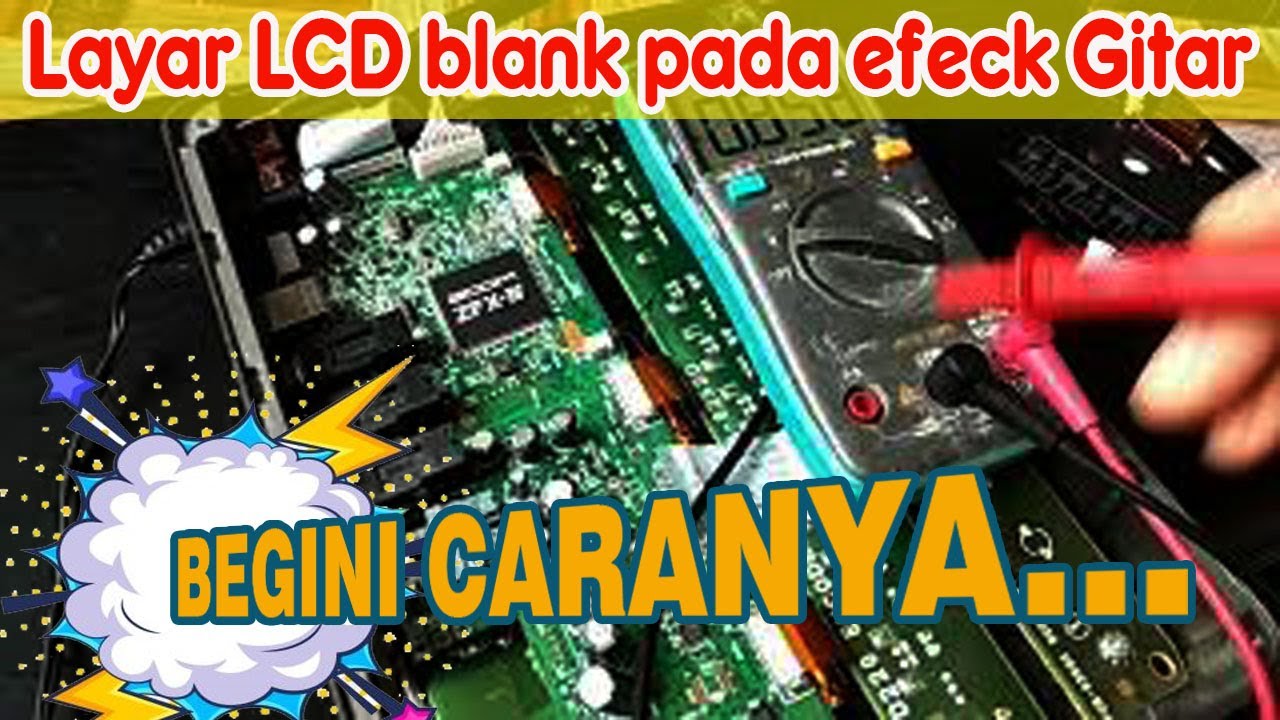 Zoom G3 | Cara Mengatasi Layar LCD blank pada efeck Gitar Vlog36