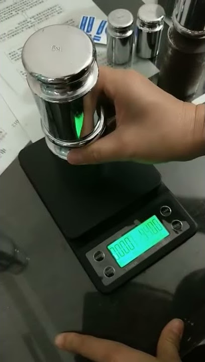 Timer scale for coffee 