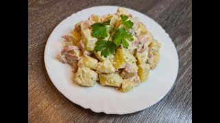 Kartoffelsalat Münchner Art (Rezept) || Munich Potato Salad (Recipe) || [ENG SUBS]