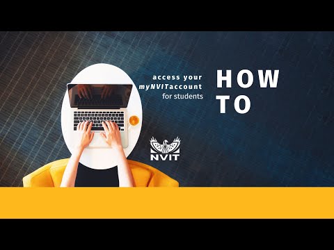 myNVIT for Students: How to Access your myNVIT Account