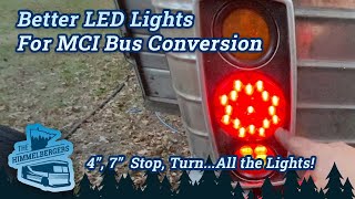 Better LED Tail and Brake Lights for MCI RV Bus Conversion