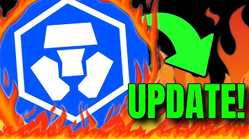 Crypto.com IMPORTANT UPDATE FOR HOLDERS! | CRO Coin PRICE | Cronos NEWS