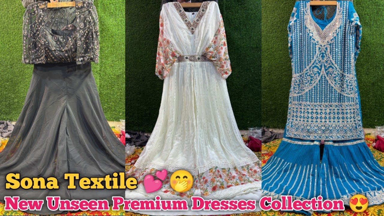 Sona Textile ! Most Demanding Beautiful Dress Collection 😍 ! मात्र 700.RS में मंगवाएं सिंगल पीस 💕
