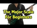 Major Scale For Bass Guitar