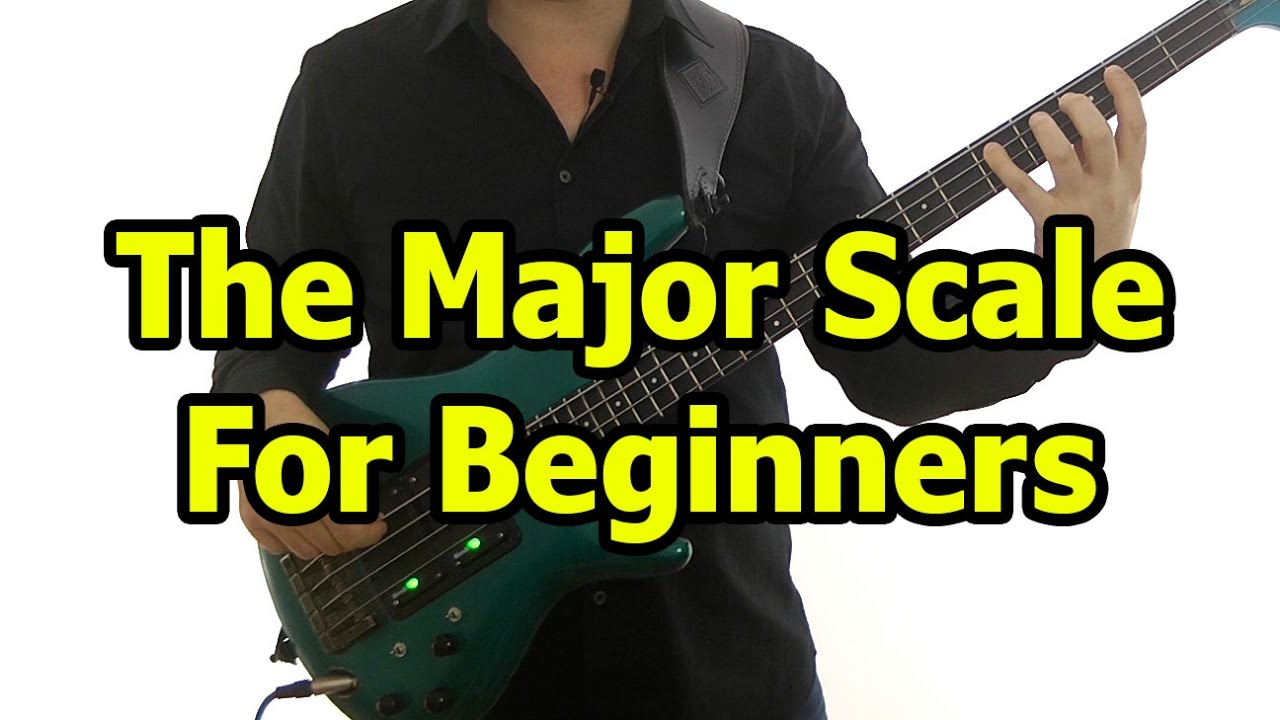 Major Scale For Bass Guitar 