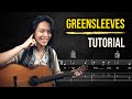 Greensleeves | Fingerstyle Guitar Arrangement Tutorial (Step-by-Step)