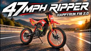 This Mid-Sized E-moto is a MONSTER! HappyRun F18 2.0 Full Review