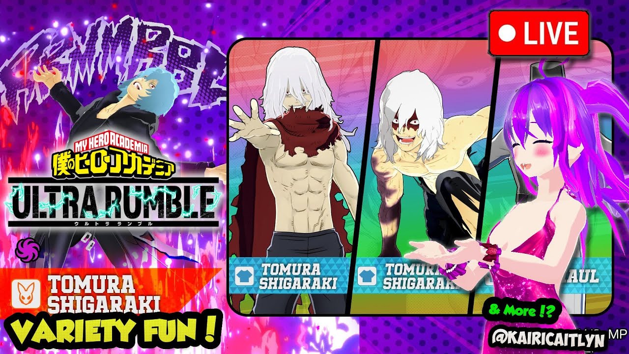 LIVE🔴 NEW SHIGARAKI ✅ MHUR into stuff! 🦸‍♀️ Variety🎉 Anime! 🦸‍♂️ VTuber 🎮 