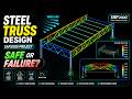 This Steel Parking Structure Was Designed in SAP2000 (Wind Load Check) #SAP2000, , #SteelDesign
