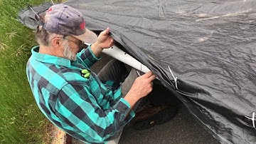 DIY Lake Weed Barrier
