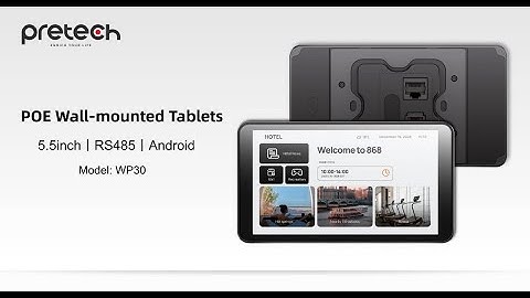 POE RS485 Tablet PCs for in-wall IOT Control Solution