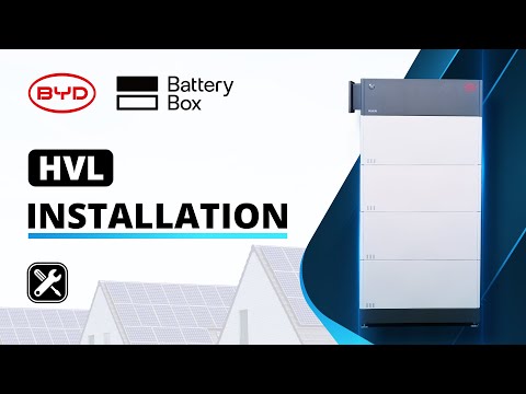 BYD Battery-Box Premium HVL Installation Guide