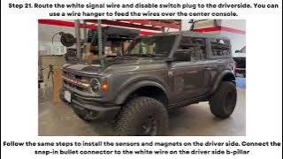 E1 Electronic Running Board Installation Ford Bronco - 2 Door