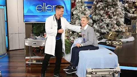 Rob Lowe and Ellen Play Doctor