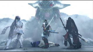 Genji: Days of the Blade - All Bosses with Cutscenes and Ending