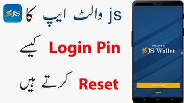 How to Reset Js Wallet App login pin | How to Forgot Js Wallet Login Pin