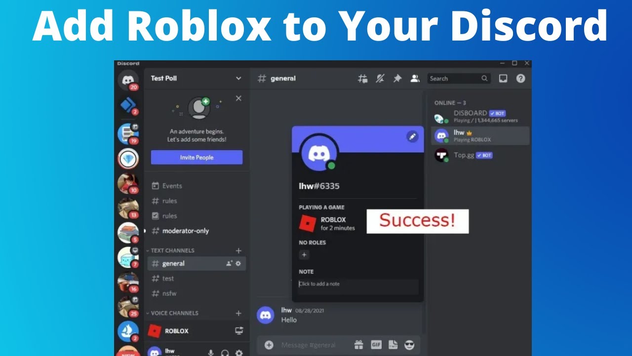 How to Add Roblox to Your Discord Status 2023 