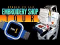 How i make  per day  home embroidery shop tour pt 1