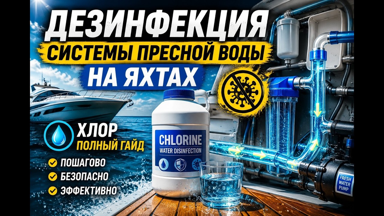 Шоковая промывка танков и магистралей катамарана: Пошаговая инструкция