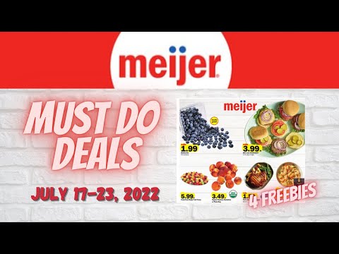 *4 FREEBIES* Meijer "MUST DO" Deals for 7/17-7/23 | FREE Hot Dog, Ponds, Biosteel, & MORE