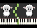 Mary had a little lamb  super easy piano tutorial