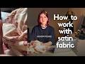 How to Work With Satin Fabric | Sewing Tips, Cutting & Bias
