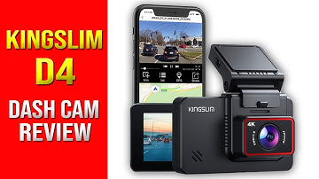 KINGSLIM D4 4K Dash Cam Review (GPS & Park Mode)