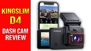 Kingslim D4 dash cam review: 4K front with backup assist, weak