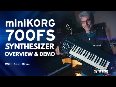 The New miniKORG 700FS Synthesizer (Overview & Demo)
