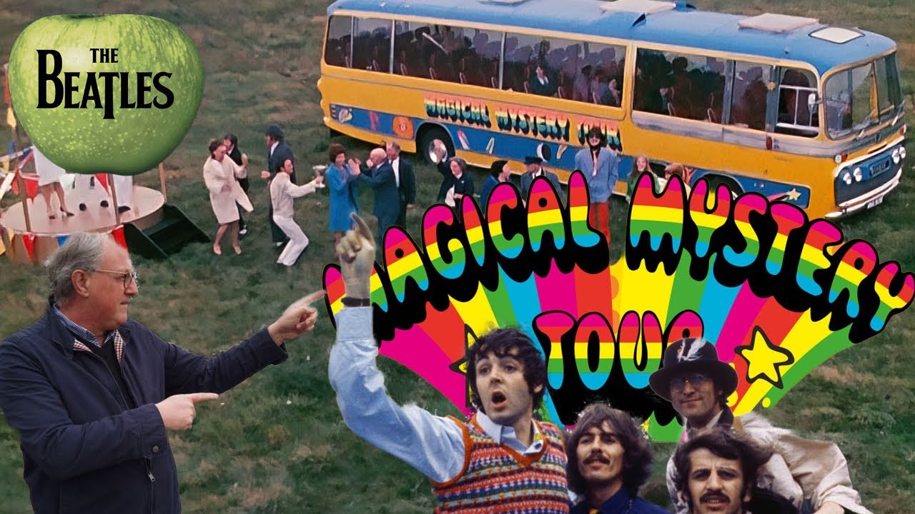 magical mystery tour bus london