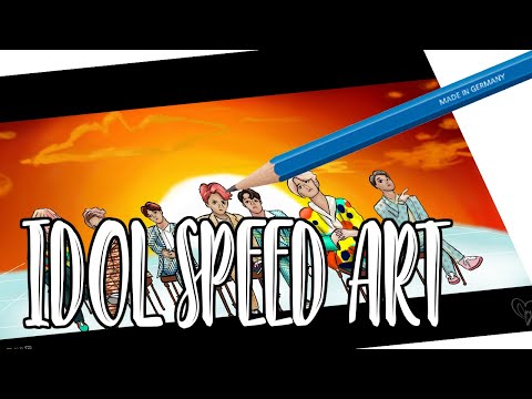 Bts Idol Mv Fanart Speeddraw