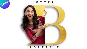 Canva-zelfstudie: maak in enkele minuten een portretfoto met briefmotief!