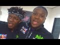 Backstage with KSI after his fight vs. Logan Paul