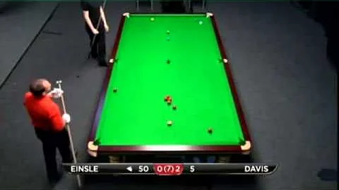 Patrick Einsle - Steve Davis (Frame 3) Snooker Blu...