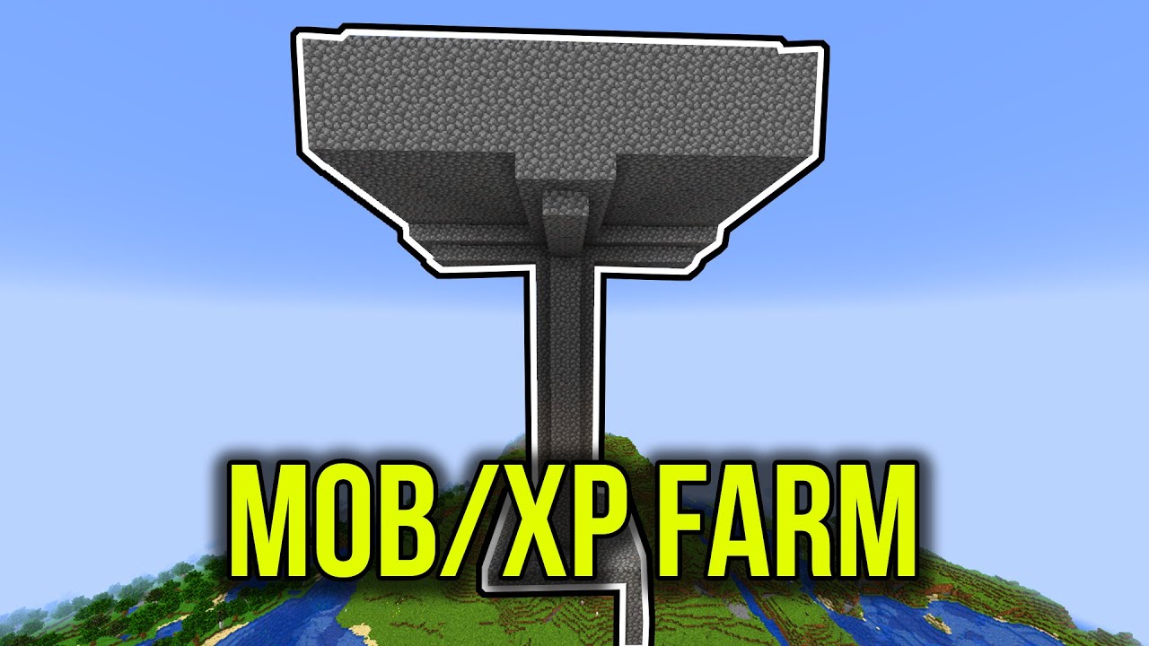 How To Make An Easy Mob XP Farm | Minecraft 1.18.1 - YouTube