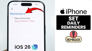 [iOS 26] How to Set and Use Reminder App on Any iPhone