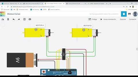 Control de 2 motores DC con Arduino